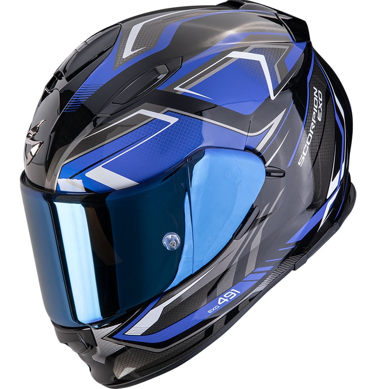 Scorpion EXO-491 Zumo zárt bukósisak fekete-kék