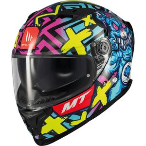 MT Braker SV Crazy Teddy zárt motoros bukósisak multicolor