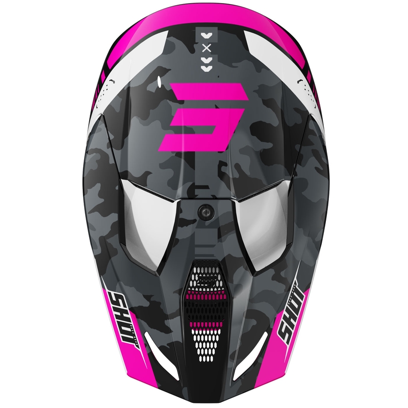 Shot Furious Flash motokrossz bukósisak fényes rózsaszín