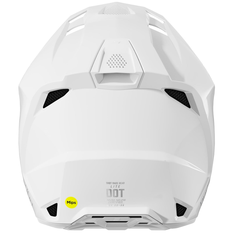 Shot Lite Solid motokrossz bukósisak fényes fehér