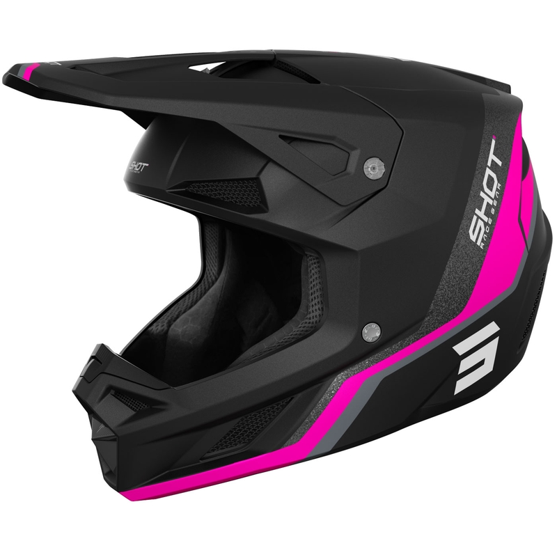 Shot Speed Atomic motokrossz bukósisak matt rózsaszín