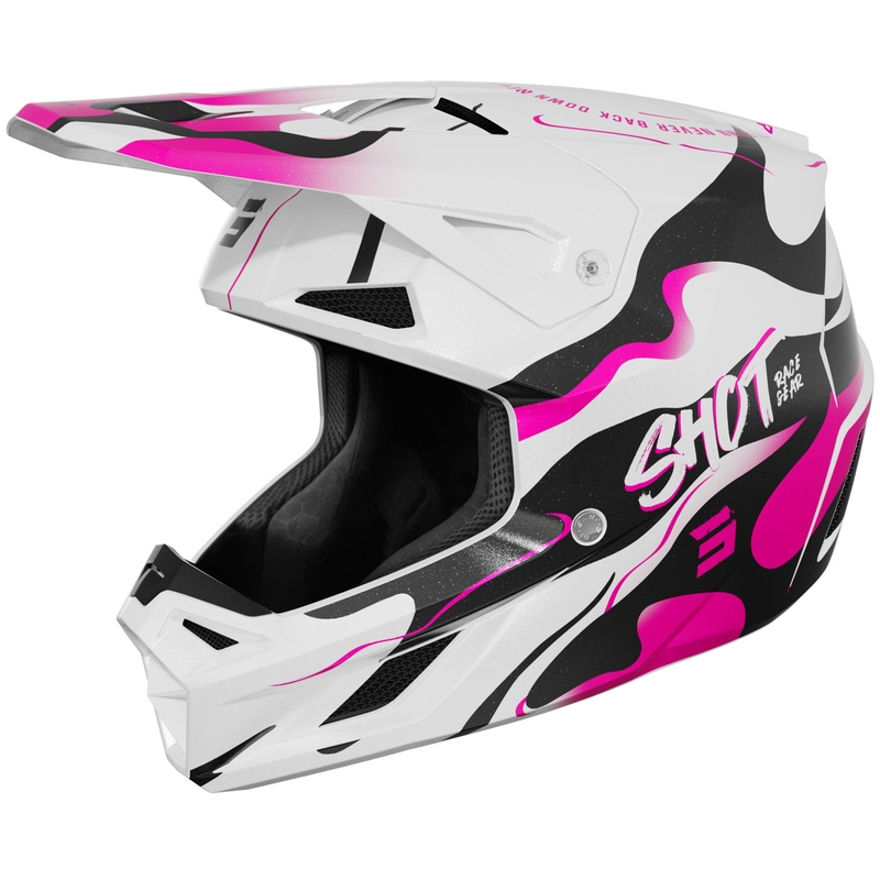 Shot Speed Beast motokrossz bukósisak gyöngyház rózsaszín
