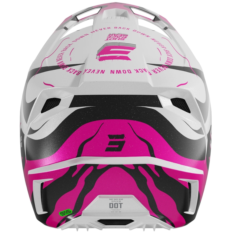 Shot Speed Beast motokrossz bukósisak gyöngyház rózsaszín