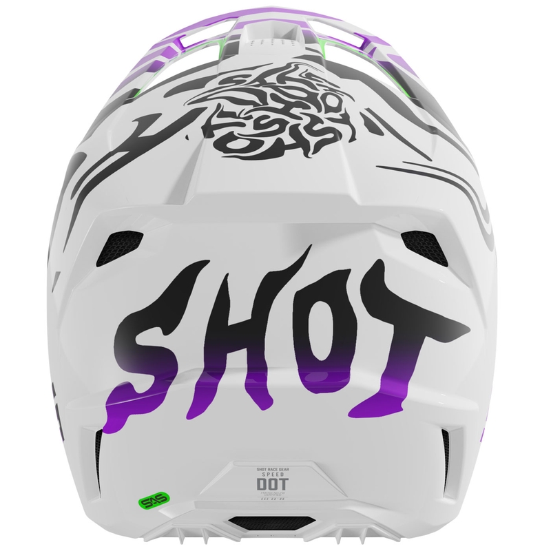 Shot Speed Ghost motokrossz bukósisak fényes lila
