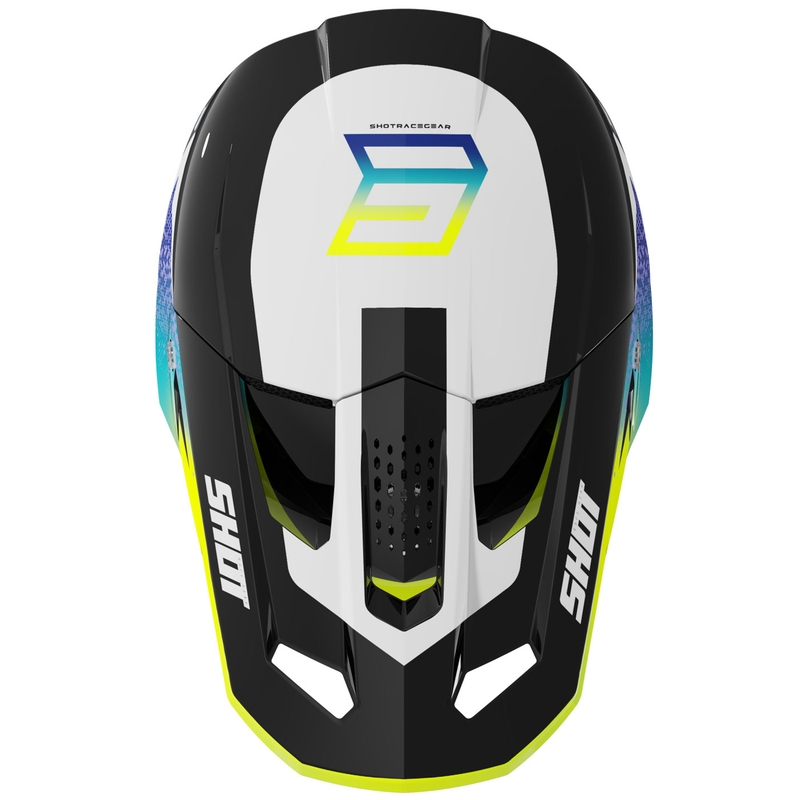 Shot Speed Hybrid motokrossz bukósisak fényes fluo sárga