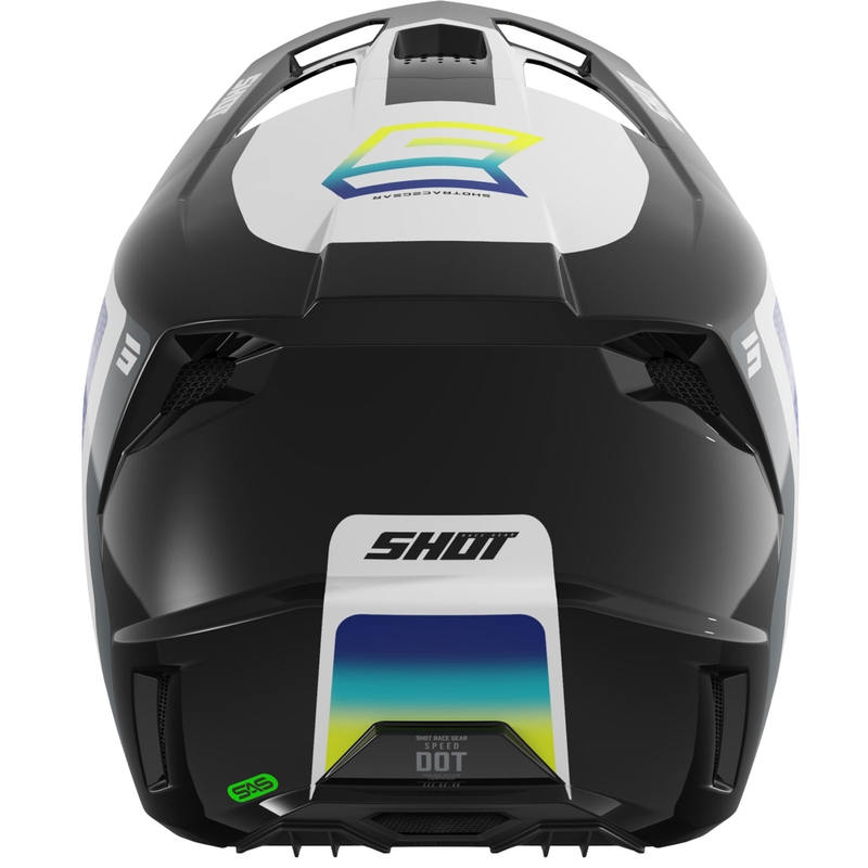 Shot Speed Hybrid motokrossz bukósisak fényes fluo sárga