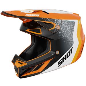 Shot Speed Hybrid motokrossz bukósisak fényes narancssárga