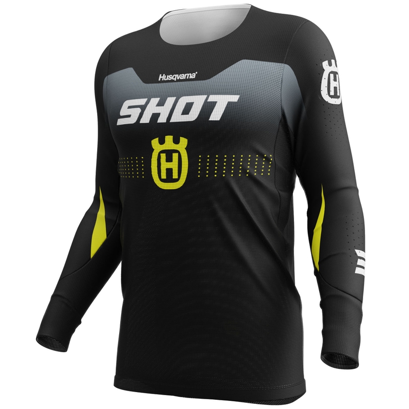 Shot Aerolite HVA 26 motokrossz mez fekete-szürke
