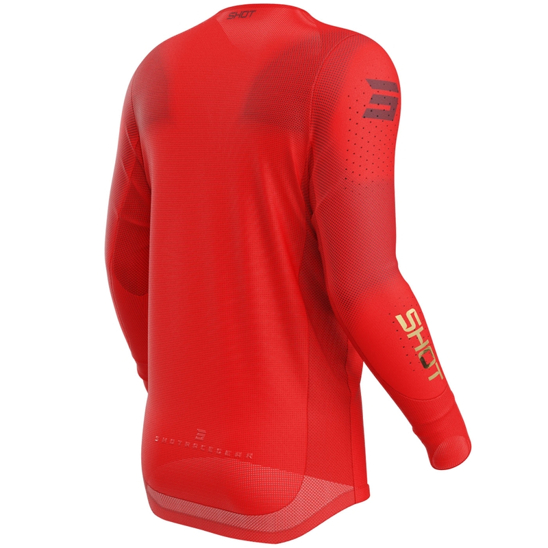 Shot Aerolite Space motocrossz mez piros