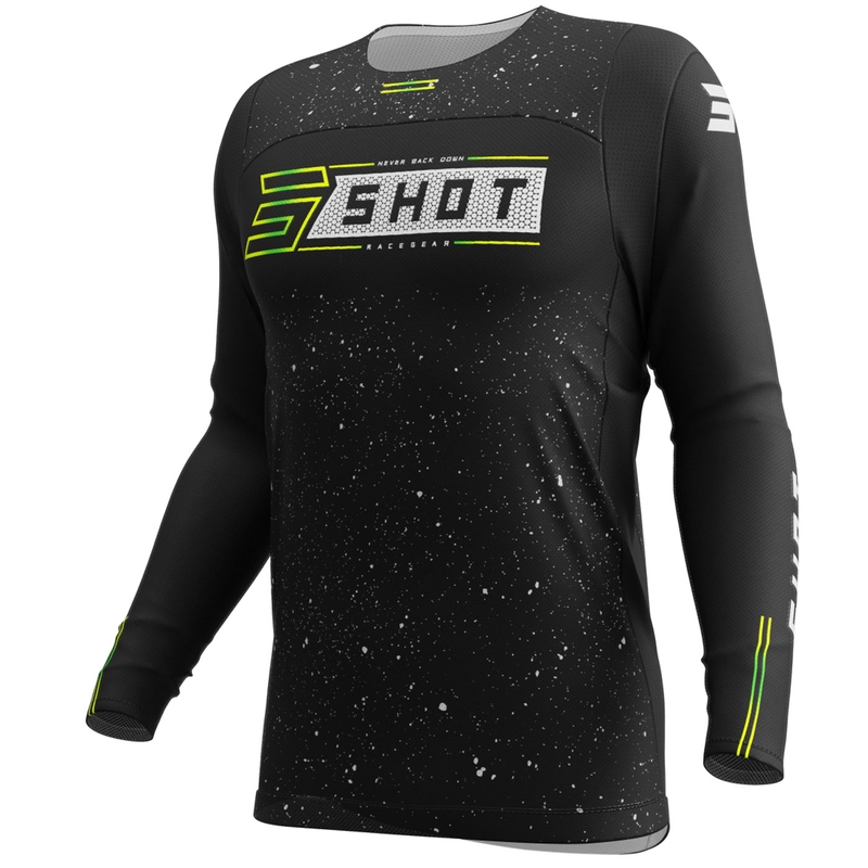 Shot Contact Art motocrossz mez fekete