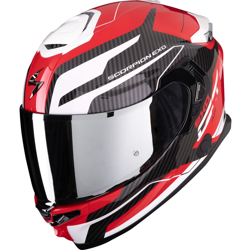 Scorpion EXO-GT SP Air Flex zárt motoros bukósisak piros-fehér