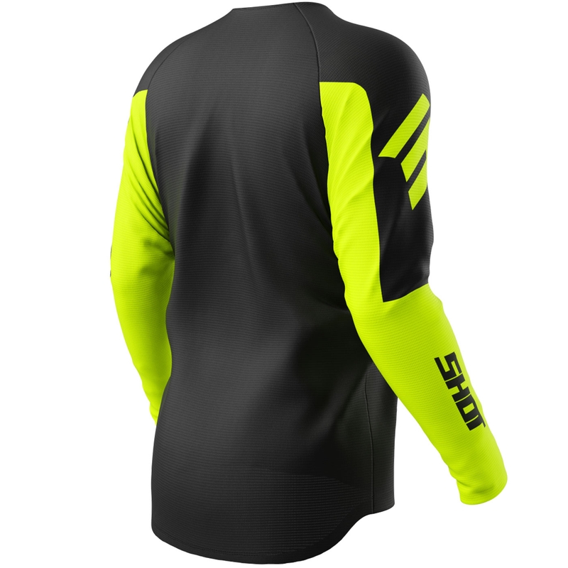 Shot Draw Private motokrossz mez fluo sárga
