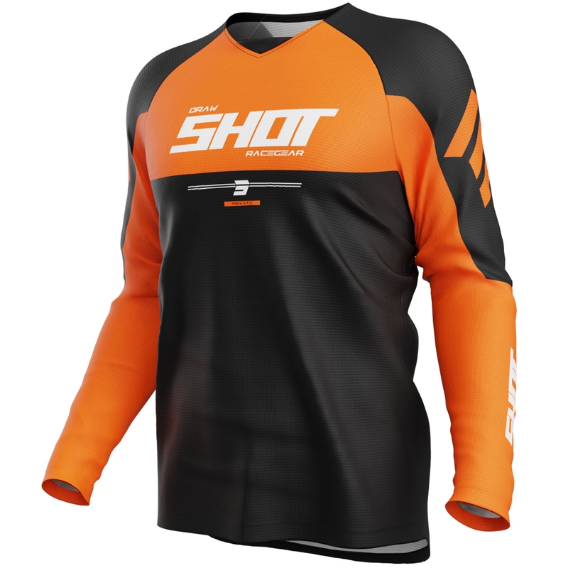 Shot Draw Private motokrossz mez narancssárga