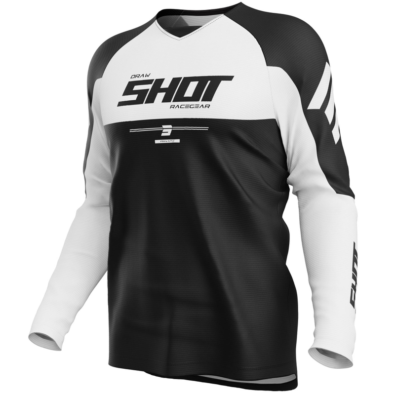 Shot Draw Private motokrossz mez fehér