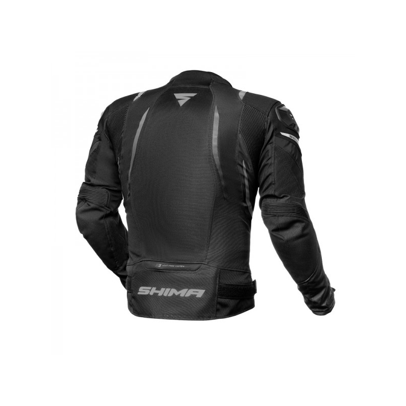 Motoros kabát Shima Mesh Pro fekete kiárusítás
