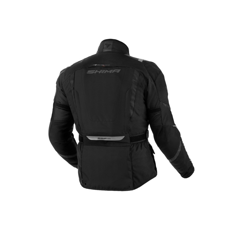 Shima Hero motoros kabát fekete kiárusítás