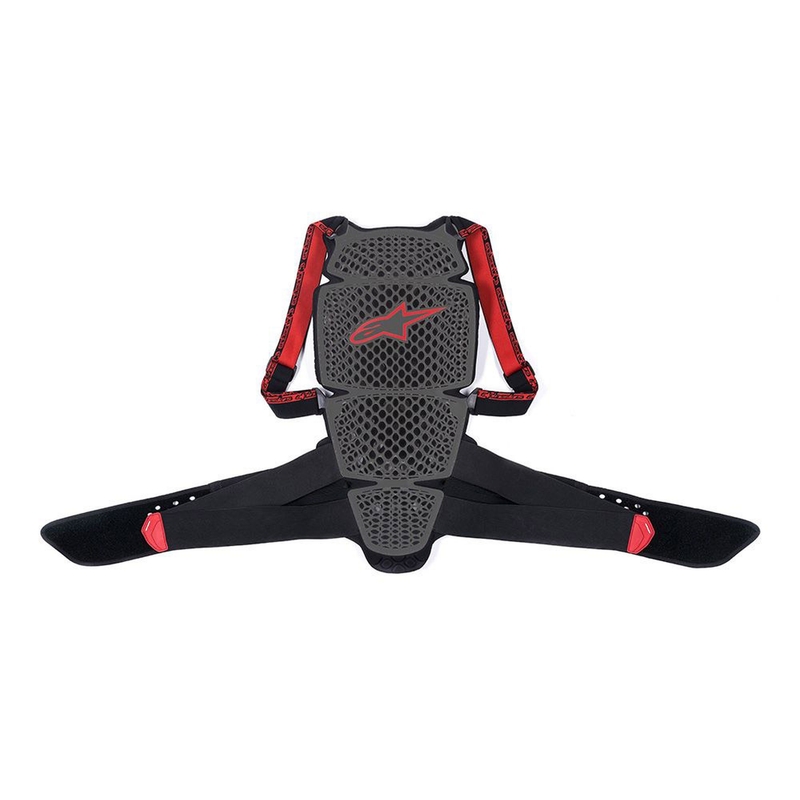 Alpinestars Nucleon KR-CELL fekete-szürke-piros gerincvédő