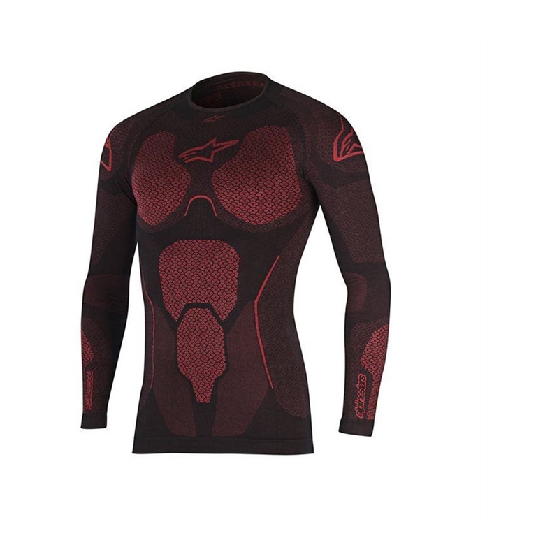Hosszú ujjú termikus póló Alpinestars Ride Tech Nyári piros-fekete