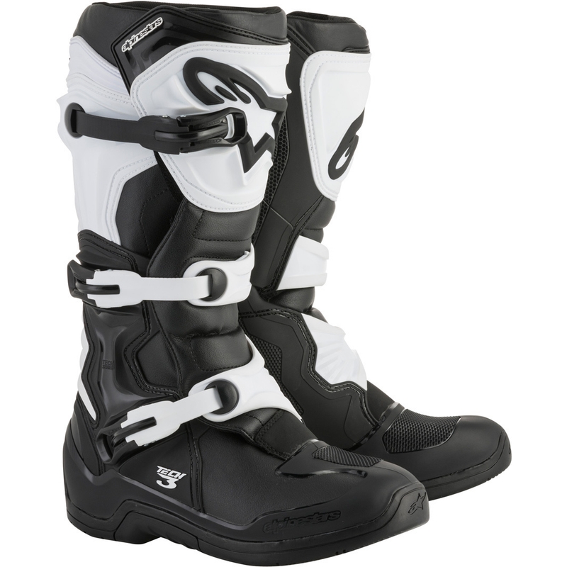 Alpinestars Tech 3 motoros csizma fekete-fehér