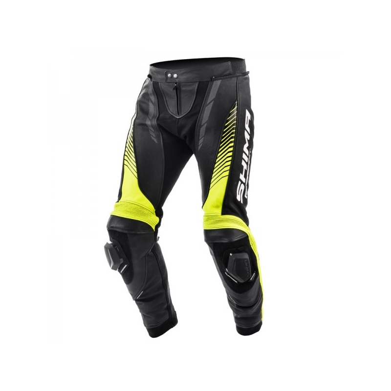 Shima Apex fekete fluo motoros nadrág sárga