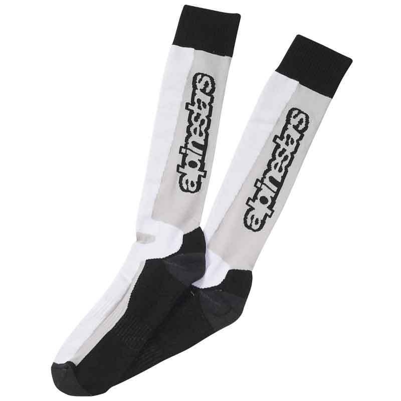 Zokni Alpinestars Touring Nyár fekete-szürke-fehér