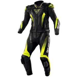 Kombinéza na motorku Shima Apex černo-fluo žlutá