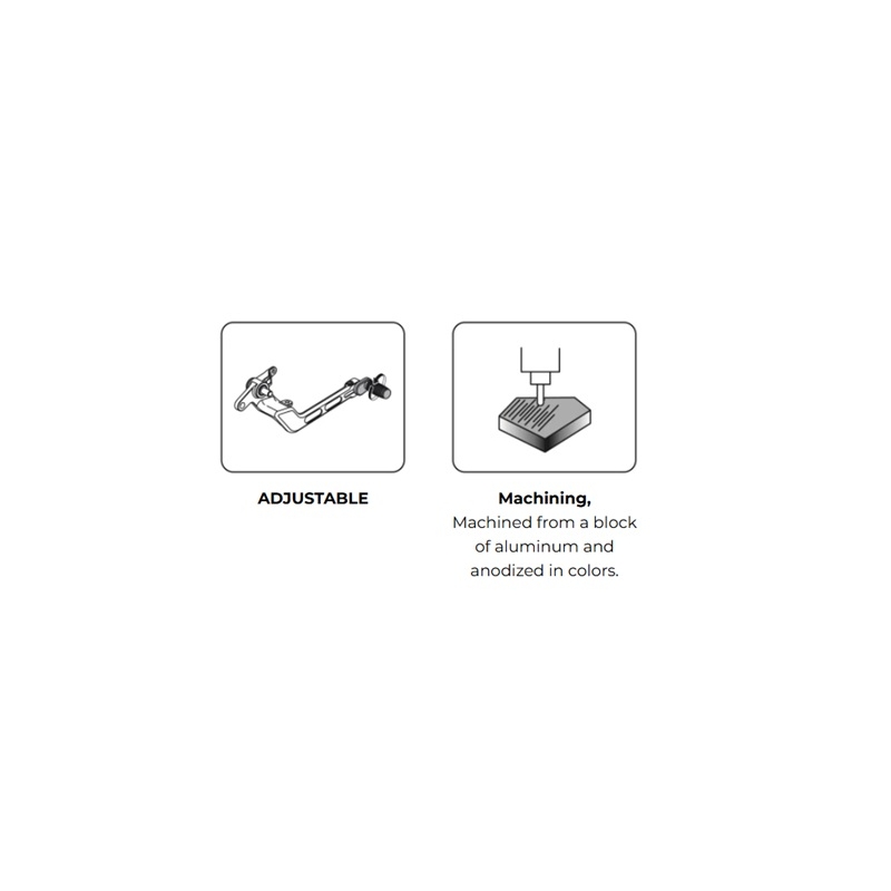 Brake foot pedal PUIG kék Állítható