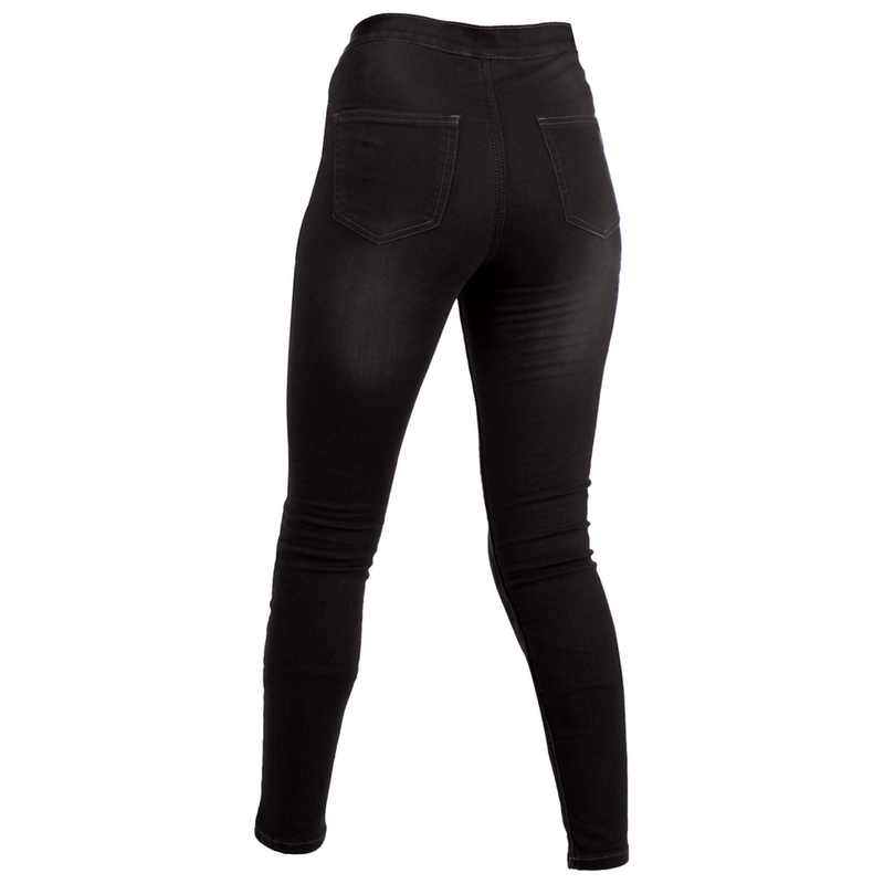 Női Oxford Jeggings leggings fekete