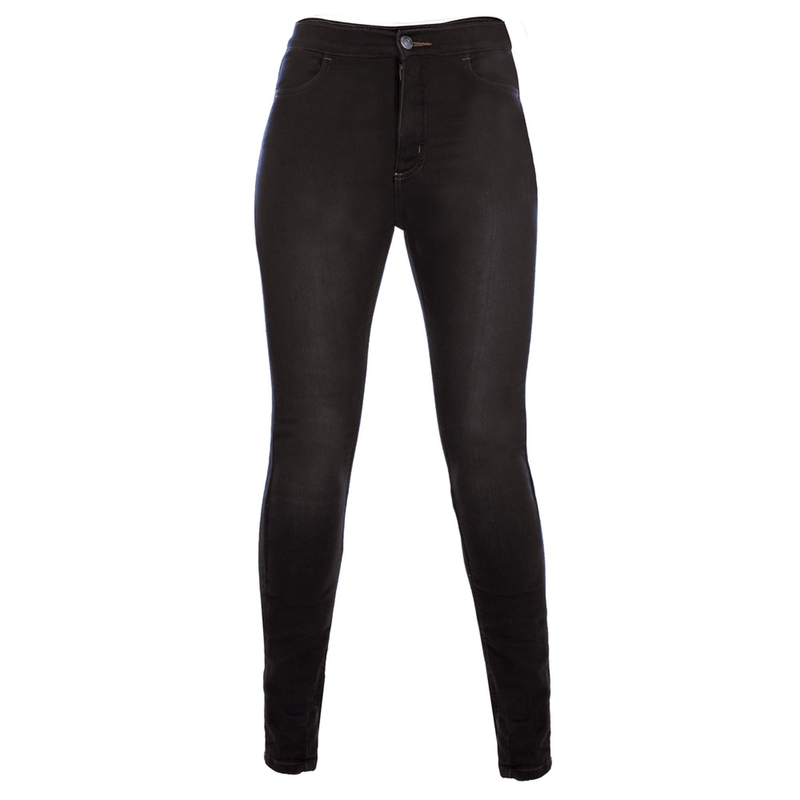 Női Oxford Jeggings leggings fekete