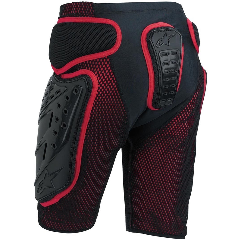 Rövidnadrág nadrág alatt Alpinestars Freeride fekete-piros
