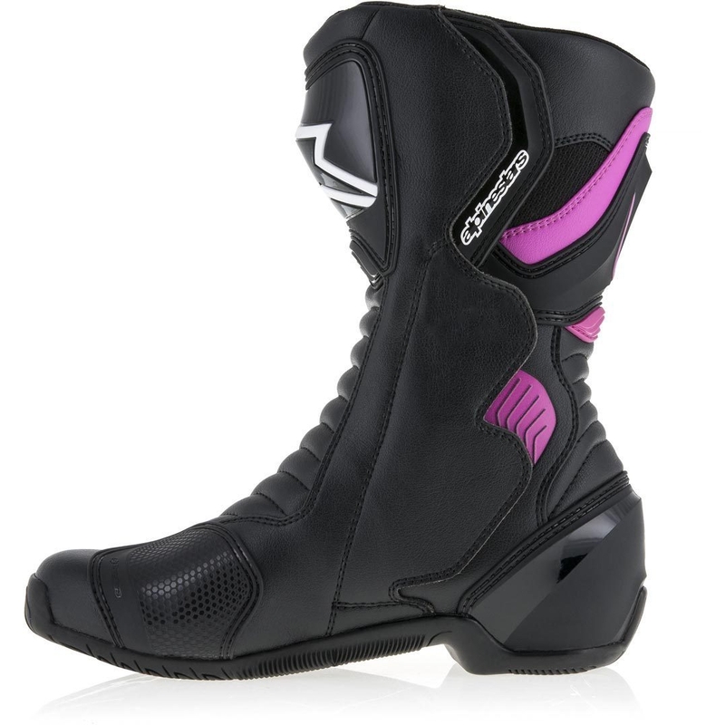 Alpinestars Stella S-MX 6 női motoros csizma fekete-lila-fehér