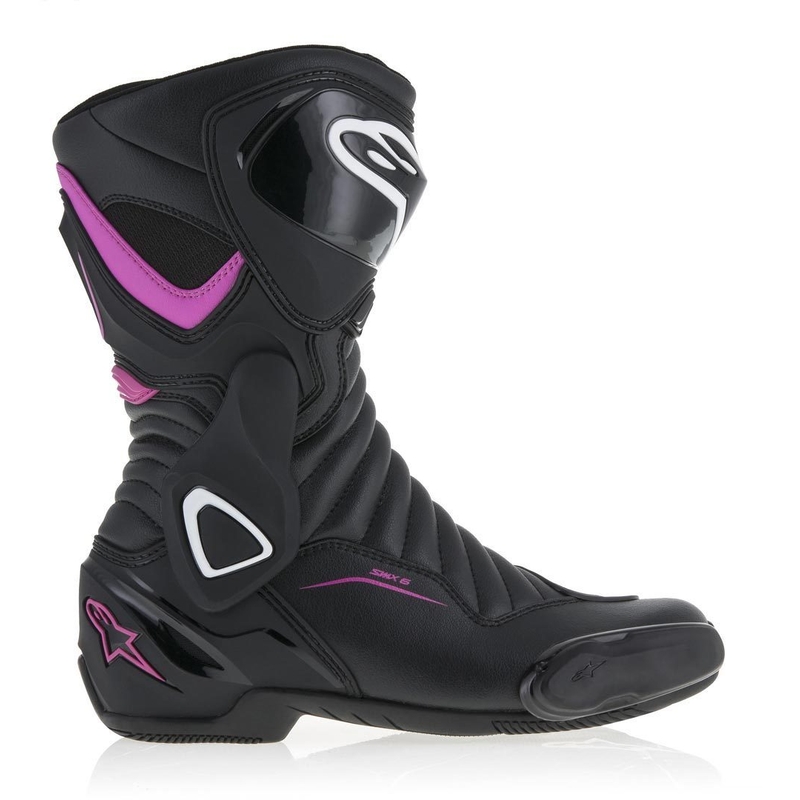 Alpinestars Stella S-MX 6 női motoros csizma fekete-lila-fehér
