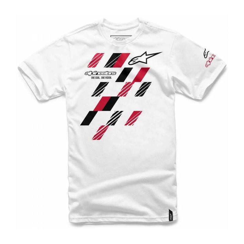 Póló Alpinestars GP Class fehér-piros-fekete