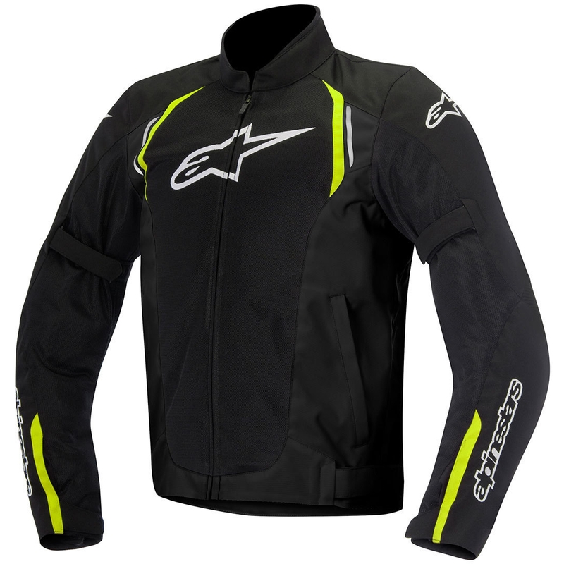 Alpinestars AST Air motoros dzseki fekete-fluo sárga