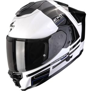 Integrální helma na motorku Scorpion EXO-1500 Air Dual bílo-černo-modrá