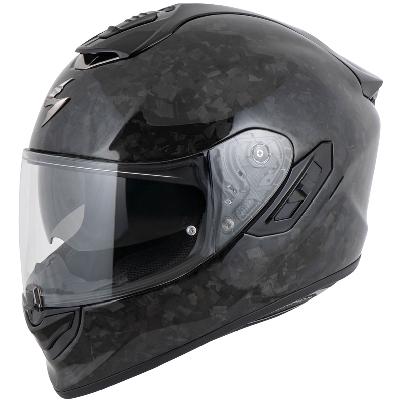 Scorpion EXO-1400 EVO II CARBON AIR Onyx zárt bukósisak kiárusítás