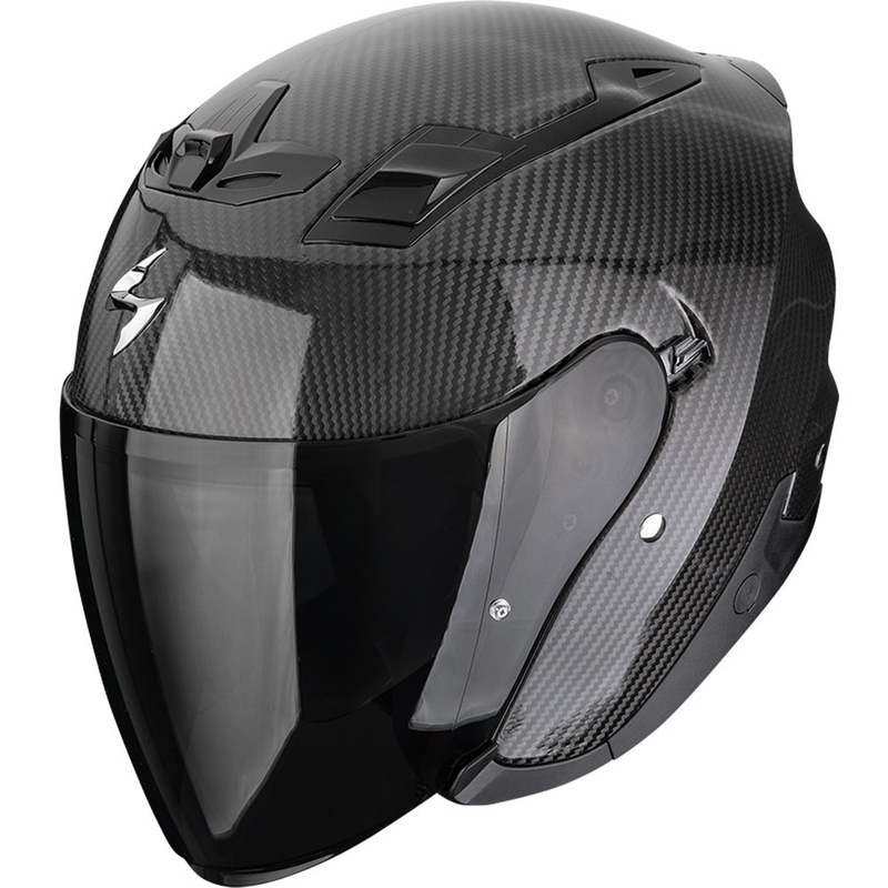 Scorpion EXO-Z1 Carbon Solid nyitott bukósisak fekete