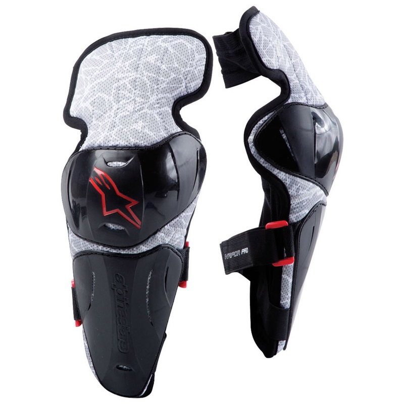 Alpinestars Vapor Pro fekete-fehér gyermek könyökpárnák
