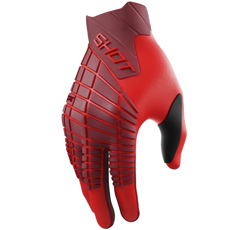 Shot Core Max motokrossz kesztyű piros