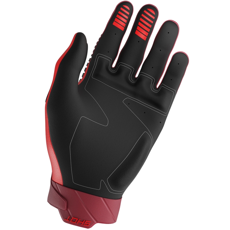 Shot Core Max motokrossz kesztyű piros