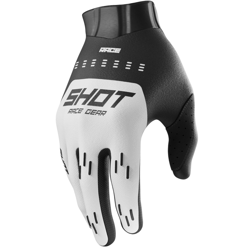 Shot Race Evo motokrossz kesztyű fehér