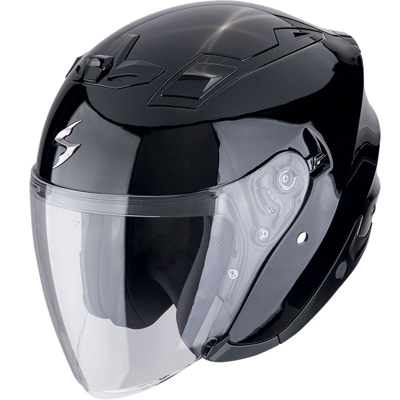 Scorpion EXO-Z1 SOLID nyitott motoros bukósisak metálfekete