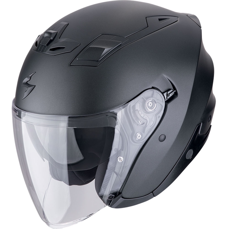 Scorpion EXO-Z1 SOLID nyitott motoros bukósisak matt gyöngyházfekete