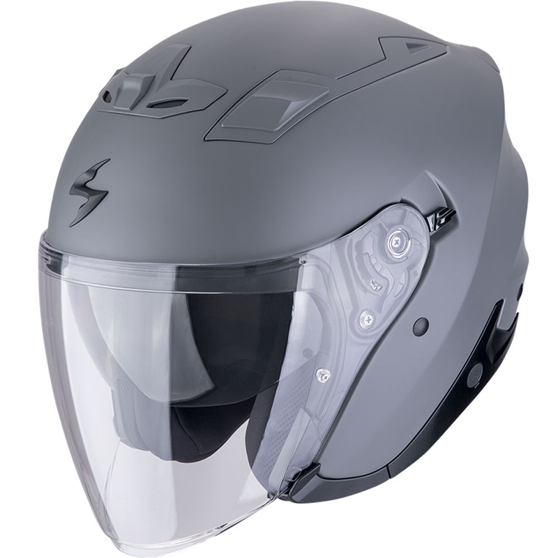 Scorpion EXO-Z1 SOLID nyitott motoros bukósisak matt cementszürke