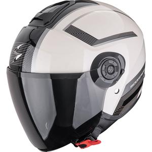 Scorpion EXO-CITY II Cosmos nyitott motoros bukósisak krémszínű-fekete