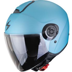 Scorpion EXO-CITY II Solid nyitott motoros bukósisak matt azúrkék