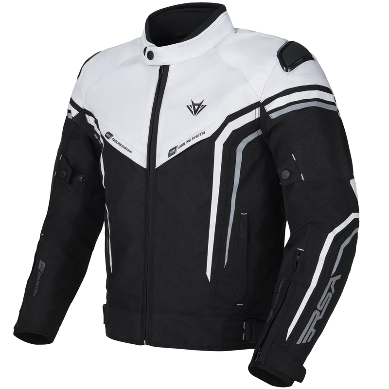 RSA Compact 2 EVO motoros kabát fekete-szürke-fehér