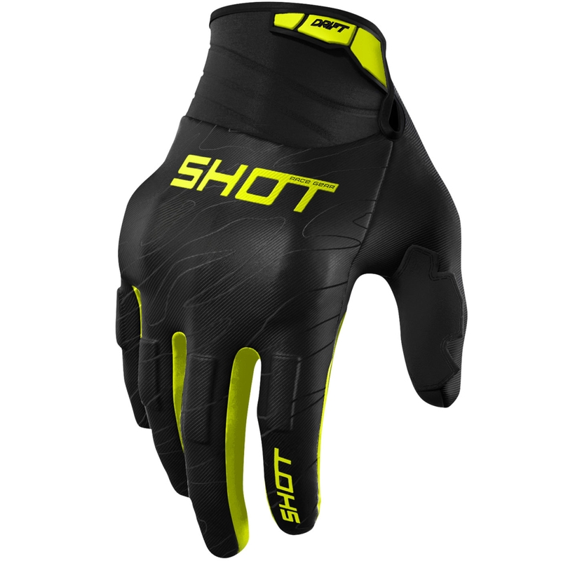 Shot Drift Onyx motokrossz kesztyű fluo sárga