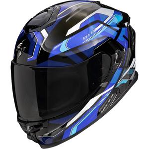 Scorpion EXO-GT SP Air Augusta zárt motoros bukósisak fekete-szürke-kék