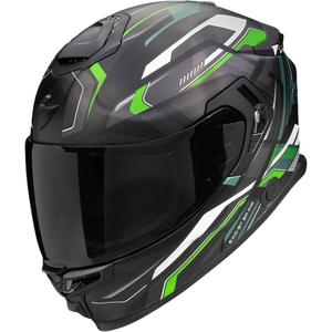 Scorpion EXO-GT SP Air Augusta zárt motoros bukósisak fekete-szürke-zöld